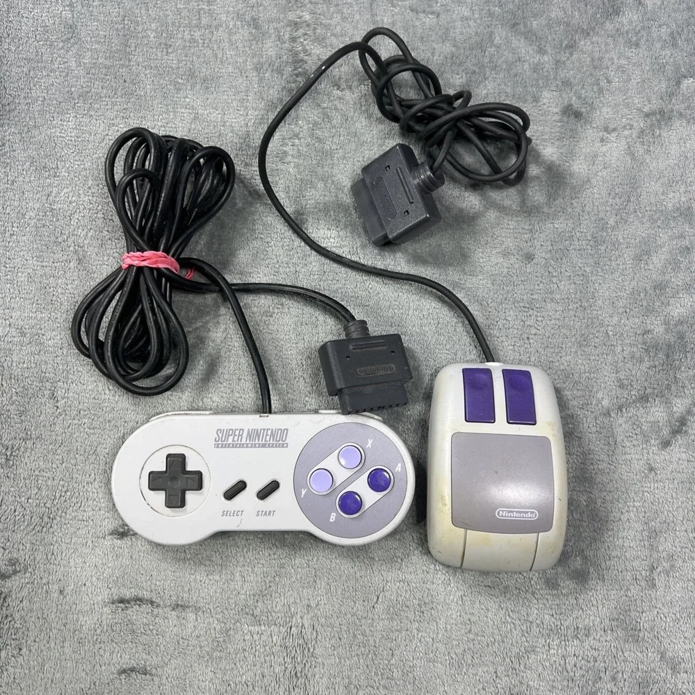 Super Nintendo SNES Original Authentic OEM Controller Mouse Untested Nostalgia